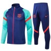 FC Barcelona Chaqueta De Entrenamiento Trajes 2021/22 Verde Azul - Hombre